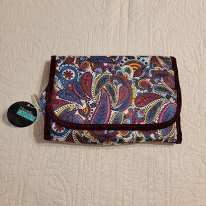 New Hanging Toiletry Travel Organizer Bag Paisley